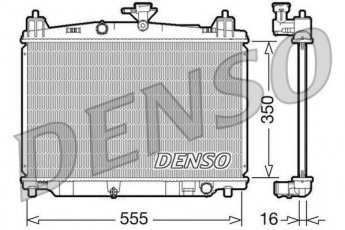 Купити DRM44016 DENSO Радіатор охолодження двигуна Mazda