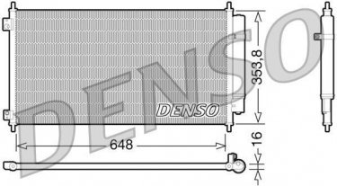 Купити DCN40010 DENSO Радіатор кондиціонера