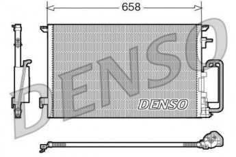 Купить DCN20032 DENSO Радиатор кондиционера Вектру С (1.6, 1.8, 2.0, 2.2, 3.2)