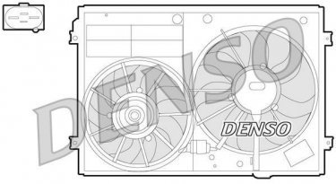 Купить DER32012 DENSO Вентилятор охлаждения Ауди А3