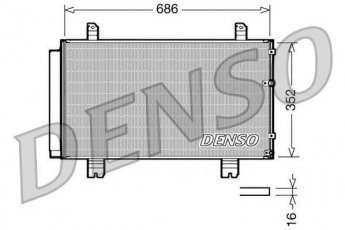 Купити DCN51002 DENSO Радіатор кондиціонера Lexus
