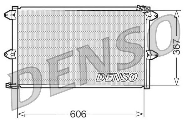 Радиатор кондиционера DCN27001 DENSO фото 1