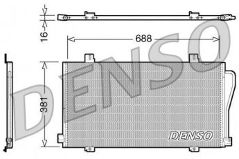 Купить DCN23017 DENSO Радиатор кондиционера Мастер 2 (1.9, 2.2, 2.5, 2.8, 3.0)