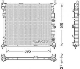 Купити DRM17055 DENSO Радіатор охолодження двигуна М Клас W166 (2.1, 3.0, 3.5, 5.5)
