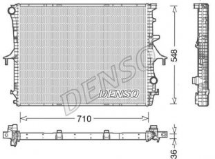 Купить DRM02026 DENSO Радиатор охлаждения двигателя Touareg
