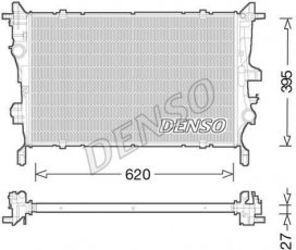 Купить DRM09045 DENSO Радиатор охлаждения двигателя Fiat 500