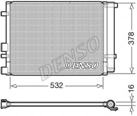 Купить DCN41006 DENSO Радиатор кондиционера Ай 20 (1.2, 1.4, 1.6)