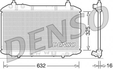 Радіатор охолодження двигуна DRM40031 DENSO фото 1