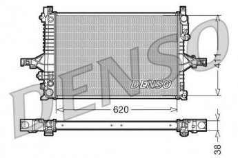 Купить DRM33066 DENSO Радиатор охлаждения двигателя Volvo S80 1 (2.0, 2.4, 2.5, 2.8, 2.9)
