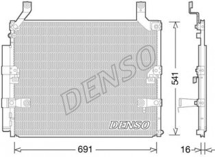 Купити DCN50032 DENSO Радіатор кондиціонера Lexus LX 470