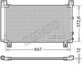 Купити DCN50053 DENSO Радіатор кондиціонера Лексус