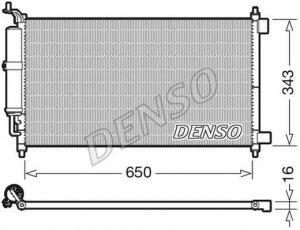Купить DCN46007 DENSO Радиатор кондиционера Juke 1.6