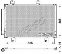 Купити DCN40020 DENSO Радіатор кондиціонера Jazz 1.3