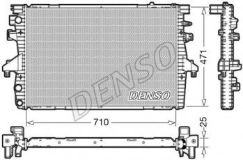 Купить DRM32039 DENSO Радиатор охлаждения двигателя Мультивен (1.9 TDI, 2.0)