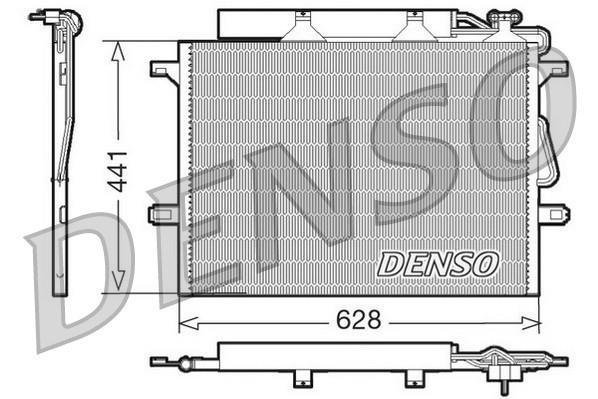 Купить DCN17018 DENSO Радиатор кондиционера Мерседес 211