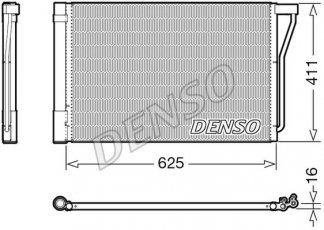 Купити DCN05022 DENSO Радіатор кондиціонера BMW F10 (F07, F10, F11, F18) M5