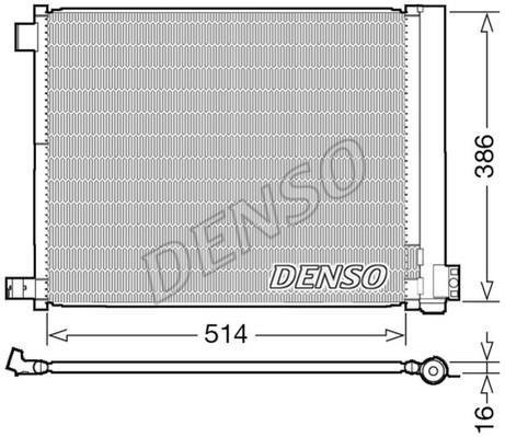 Купить DCN46022 DENSO Радиатор кондиционера Micra 1.2 DIG