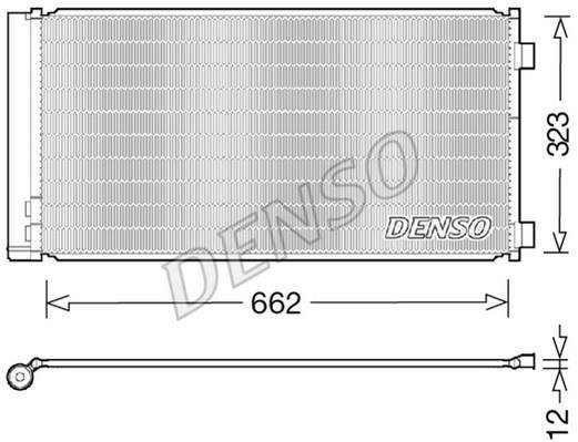 Купить DCN05103 DENSO Радиатор кондиционера Cooper (1.6, 2.0)