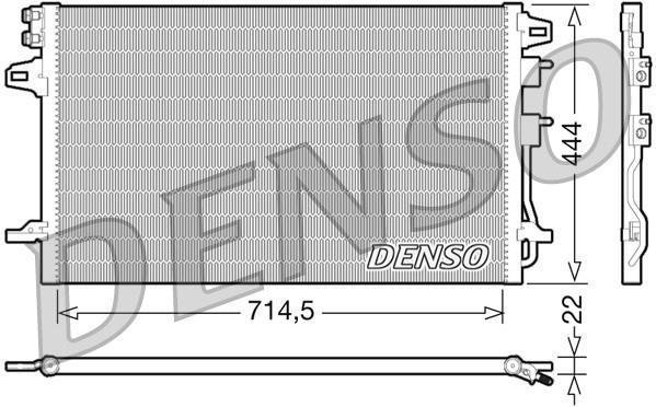 Купити DCN06005 DENSO Радіатор кондиціонера