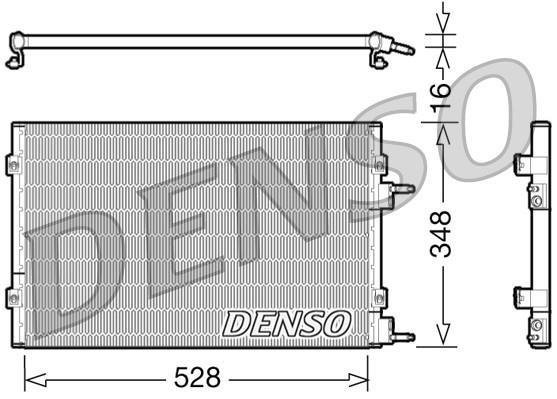 Купить DCN06003 DENSO Радиатор кондиционера Крайслер