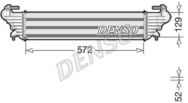 Купити DIT09121 DENSO Інтеркулер Fiat