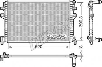 Купити DRM02018 DENSO Радіатор охолодження двигуна Karoq (1.0, 1.5, 1.6, 2.0)