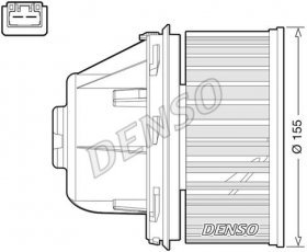 Купити DEA10053 DENSO Вентилятор пічки Focus 2 (1.6, 2.0)