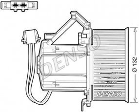 Купить DEA02009 DENSO Вентилятор печки Audi A5