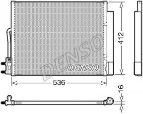 Купить DCN20043 DENSO Радиатор кондиционера Мерива 1.6 CDTi