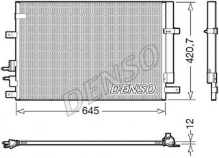 Купити DCN01024 DENSO Радіатор кондиціонера Альфа Ромео  (1.7, 1.8, 1.9, 2.0, 2.2)
