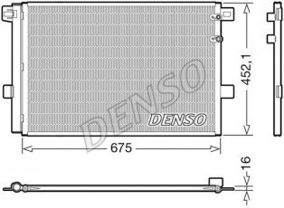 Купить DCN32065 DENSO Радиатор кондиционера Амарок 2.0