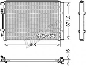 Купить DCN41015 DENSO Радиатор кондиционера Hyundai i20 (1.2, 1.4)