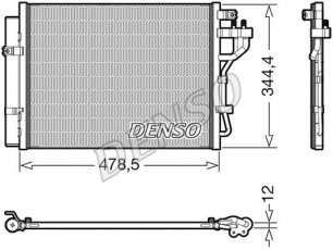 Купить DCN43006 DENSO Радиатор кондиционера Пиканто (1.0, 1.0 Bi-Fuel, 1.2)