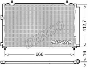 Купить DCN50059 DENSO Радиатор кондиционера