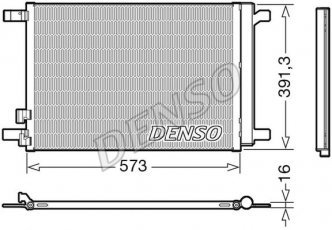 Радиатор кондиционера DCN32066 DENSO фото 1