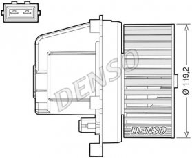 Купить DEA33003 DENSO Вентилятор печки Volvo S80 1 (2.0, 2.4, 2.5, 2.8, 2.9)