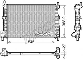 Купить DRM44045 DENSO Радиатор охлаждения двигателя Mazda 3 BL 1.6 MZR CD