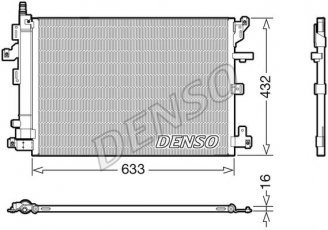 Купить DCN33012 DENSO Радиатор кондиционера ХС90 (3.2 AWD, D5)