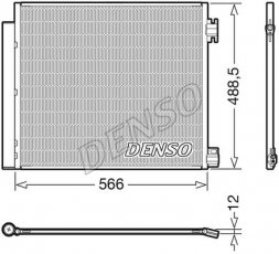 Купити DCN46026 DENSO Радіатор кондиціонера Kadjar (1.2, 1.5, 1.6)