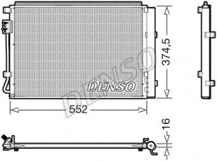 Купити DCN41017 DENSO Радіатор кондиціонера Veloster 1.6 GDI