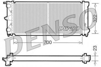 Купить DRM32021 DENSO Радиатор охлаждения двигателя Jetta