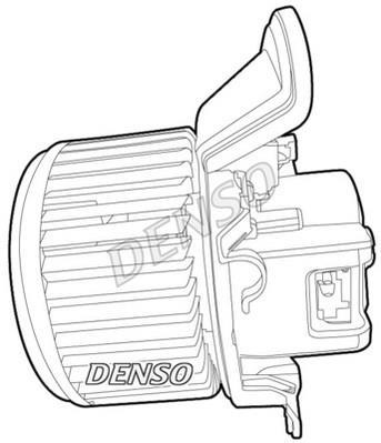 Вентилятор печки DEA01211 DENSO фото 2