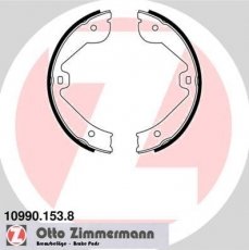 Купить 10990.153.8 Zimmermann Тормозные колодки задние GL-CLASS (3.0, 4.0, 4.7, 5.5) 