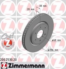Гальмівний диск 200.2530.20 Zimmermann фото 1