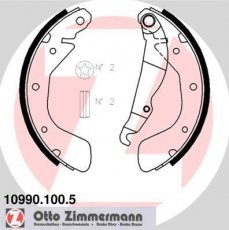Купить 10990.100.5 Zimmermann Тормозные колодки задние Astra F (1.4, 1.6, 1.7, 1.8, 2.0) 