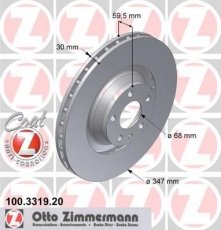 Тормозной диск 100.3319.20 Zimmermann фото 1