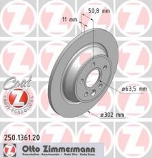 Купить 250.1361.20 Zimmermann Тормозные диски Мондео 4