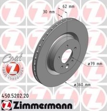 Гальмівний диск 450.5202.20 Zimmermann фото 1