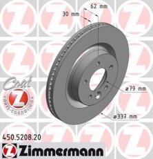 Гальмівний диск 450.5208.20 Zimmermann фото 1