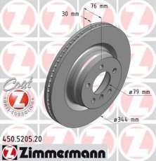 Гальмівний диск 450.5205.20 Zimmermann фото 1